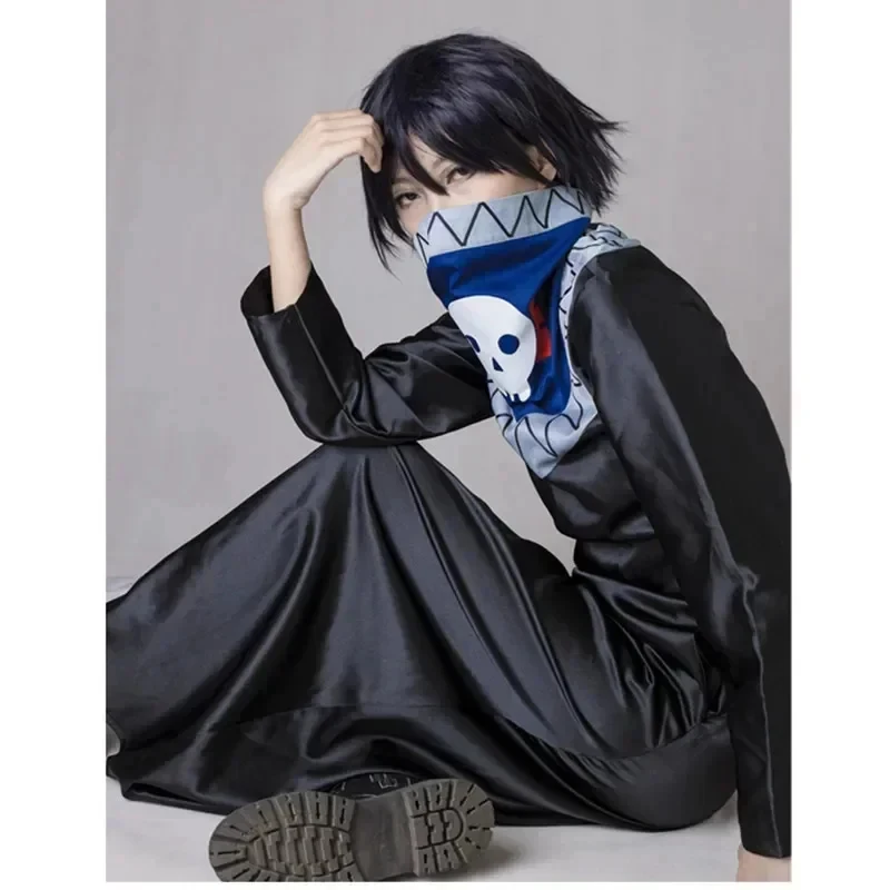ABC123Anime X Hunter Feitan black coat men and women Halloween cosplay costume full set of wigb;6'j,k.9;a - view 3