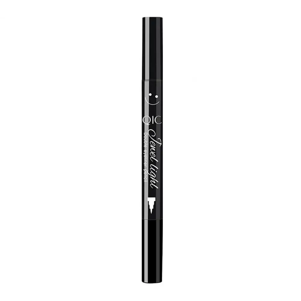 Easy Glide Liquid Eyeliner Charming Star Heart Flower Stamp Double-headed Eyeliner Stencils for Women's Long-lasting Waterproof