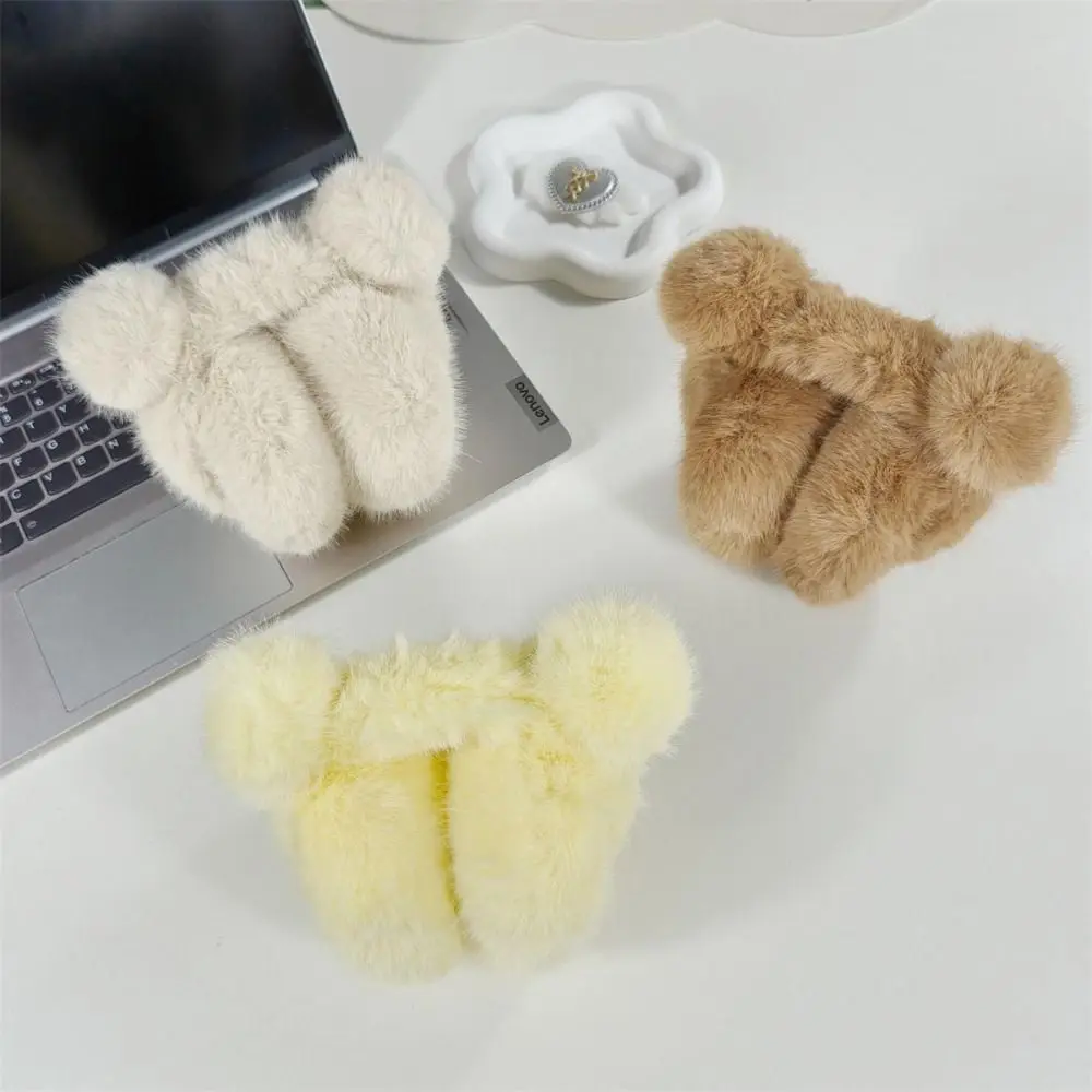 귀여운 곰 귀 모양 귀마개 방풍 접이식 귀덮개 겨울용 따뜻한 귀덮개 야외용