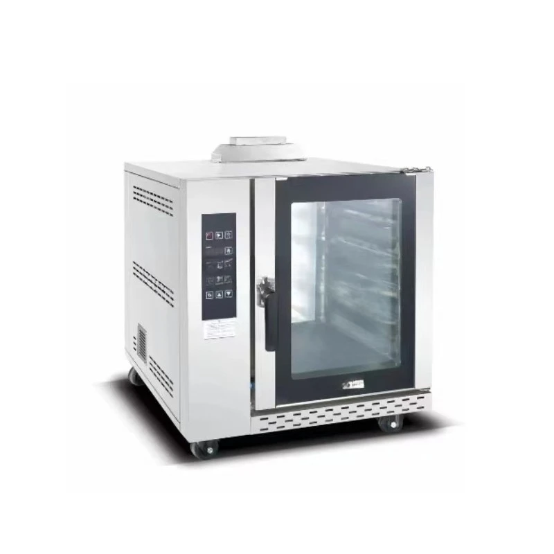 

Commercial Kitchen Equipment Gas Convection Oven with Steamer Function 5 Tray Gas Commercial Convection Oven
