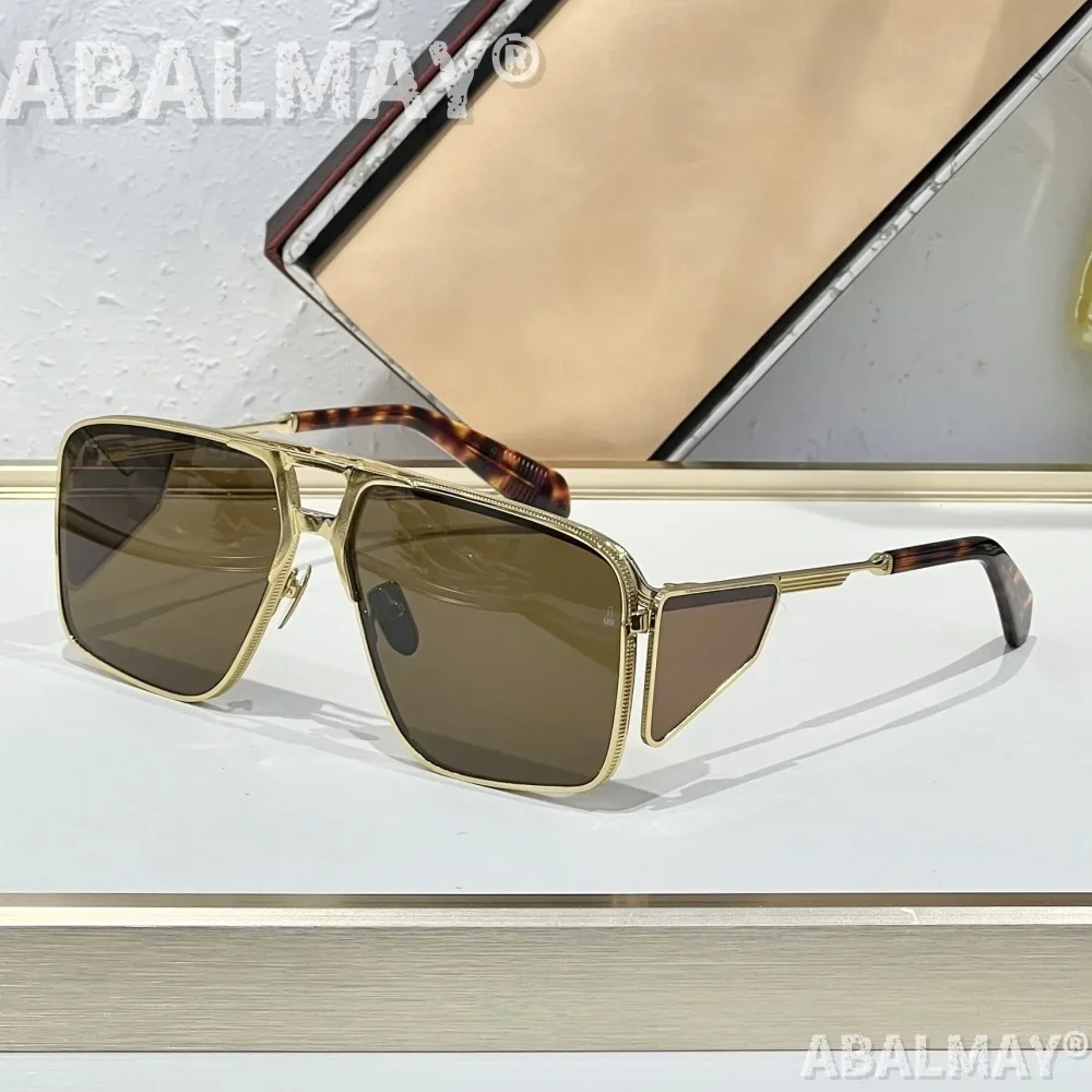 Top High Quality Sunglasses for Men and Women ASSEN SIZE 63-15-146 Style UV400 Retro Fashion Special Design Sun Glasses with box