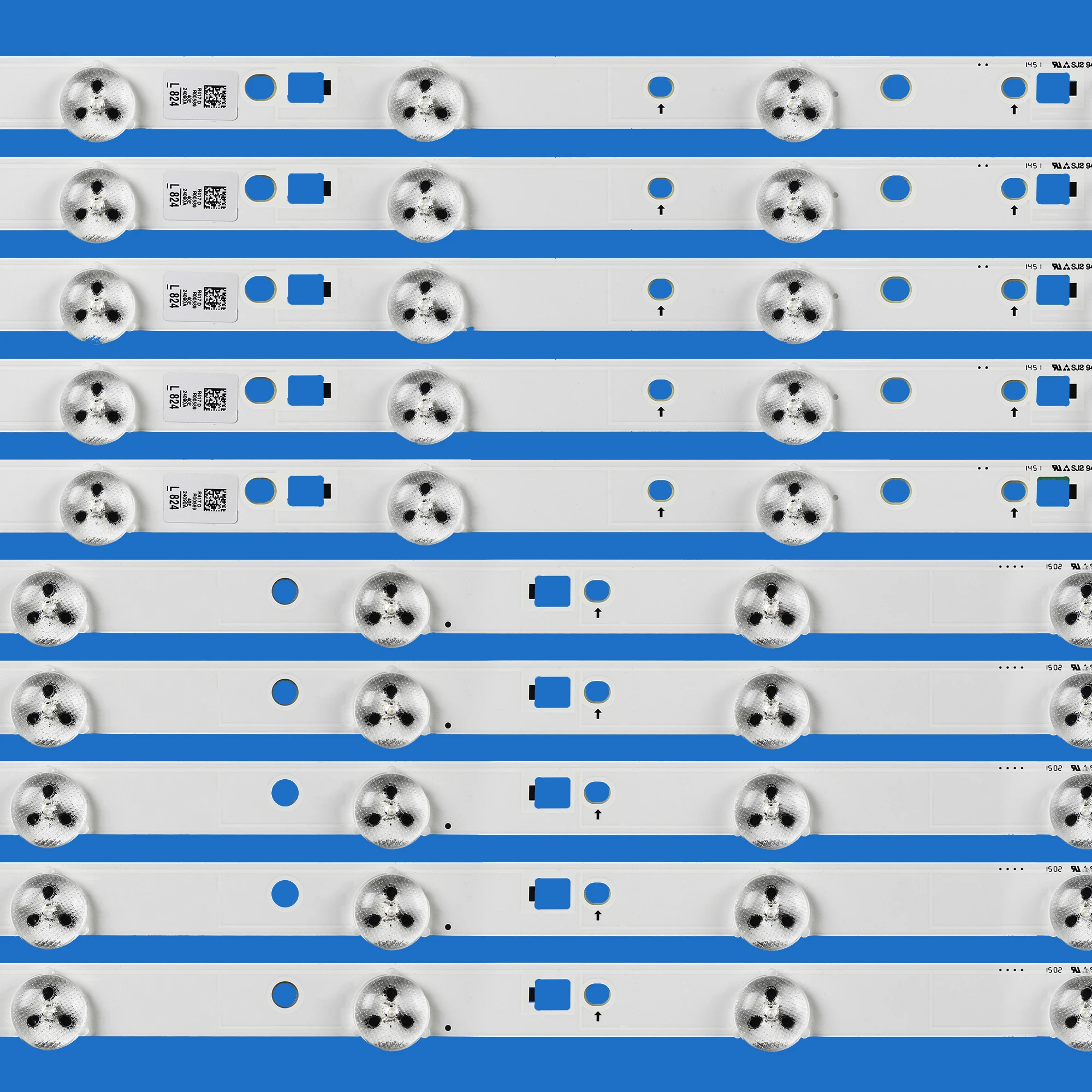 Rétro-Éclairage LED Bande BN96-23594A BN96-23595A LTJ400HM08-V DE400BGS-V1 LTJ400HF03-V LTJ400HV11-V UE40EH5000 UA40EH5080 2011SVS40