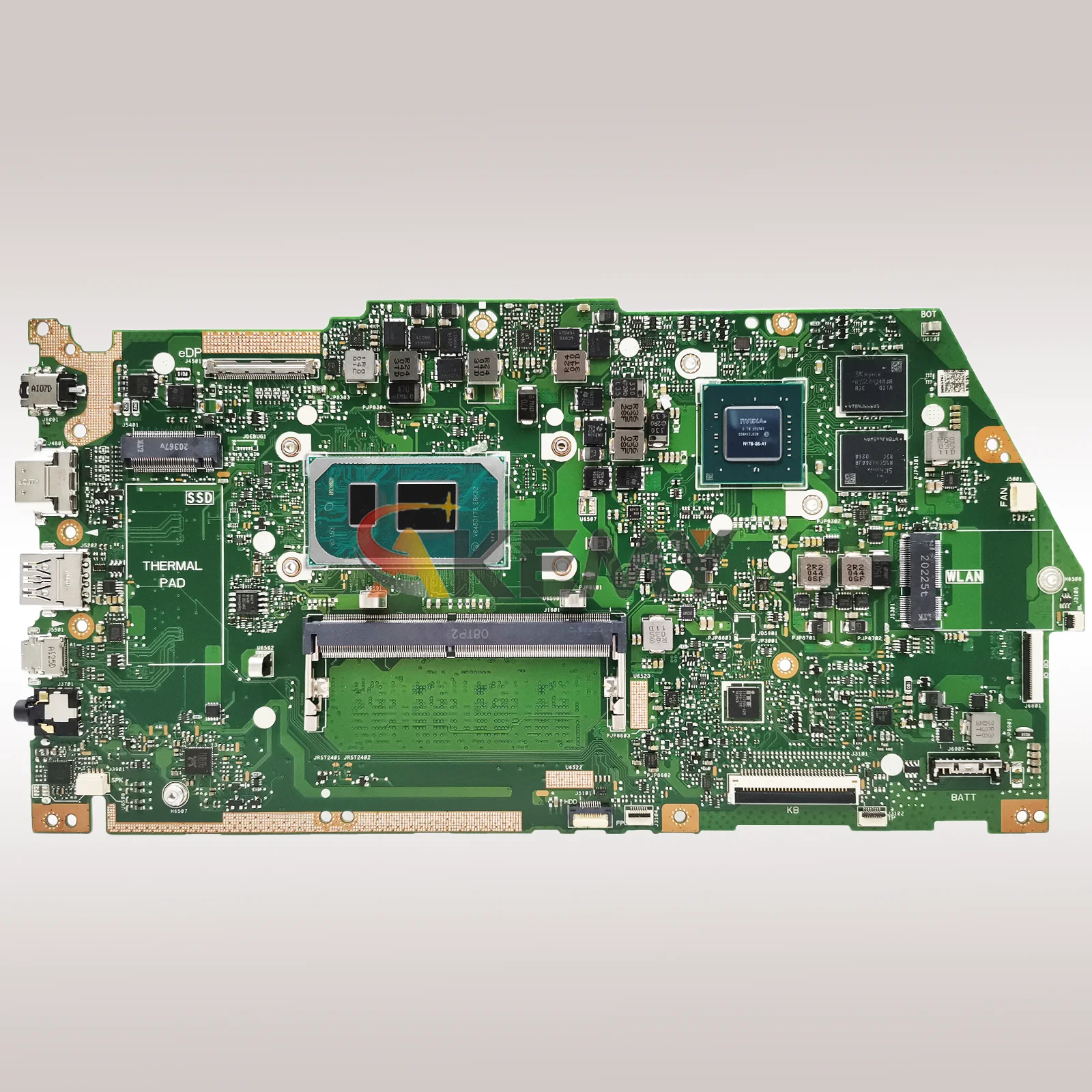 X513EP carte mère d'ordinateur portable pour ASUS VivoBook X513E v5050e v5100e X513EP X513EQ carte mère pour ordinateur portable avec processeur R3 R5 R7 100% tests OK