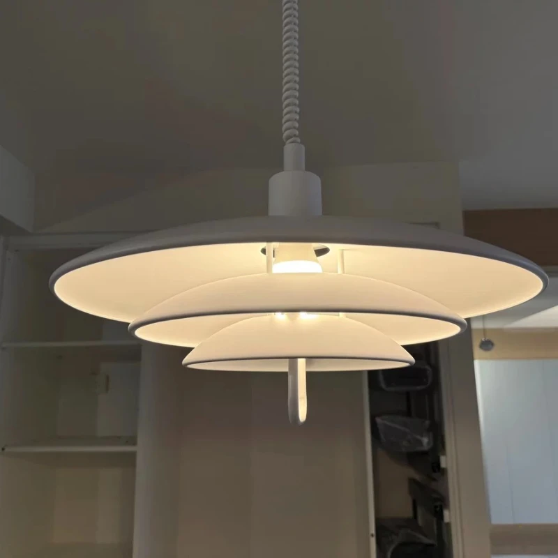 Bauhaus PH Dining Room Pendant Lamp Is A Simple and Creative Telescopic Pendant Lamp That Can Be Raised and Lowered