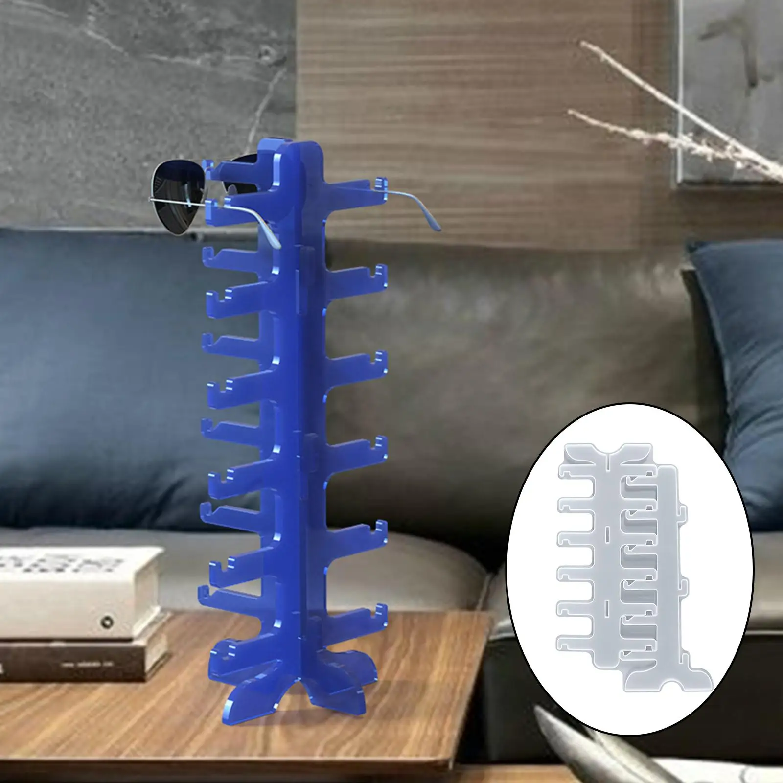 Silicone Óculos Rack, Jóias Titular, Colar Display