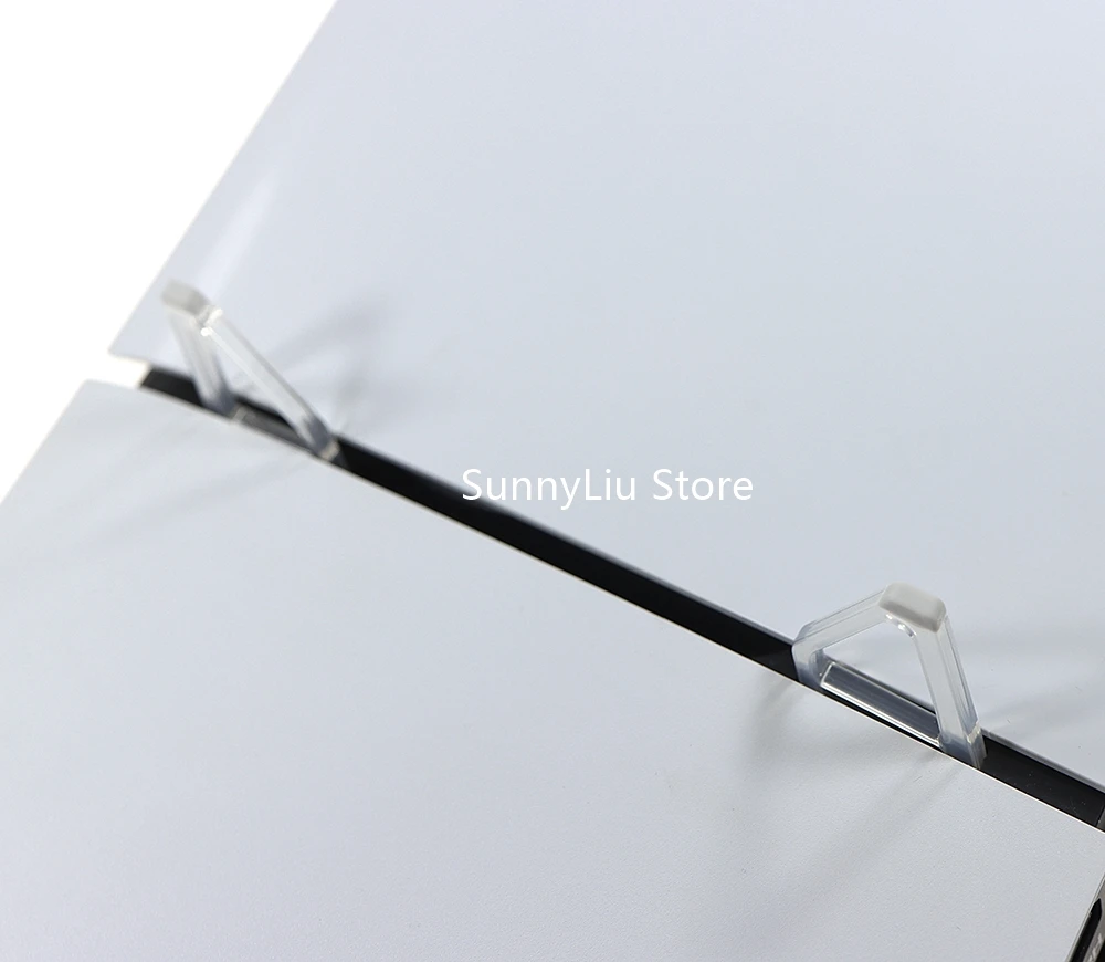 2pcs Horizontal Stand Base Stand Acrylic Support Storage Stand for PS5 Slim digital drive version Mini Desktop Stand for PS5