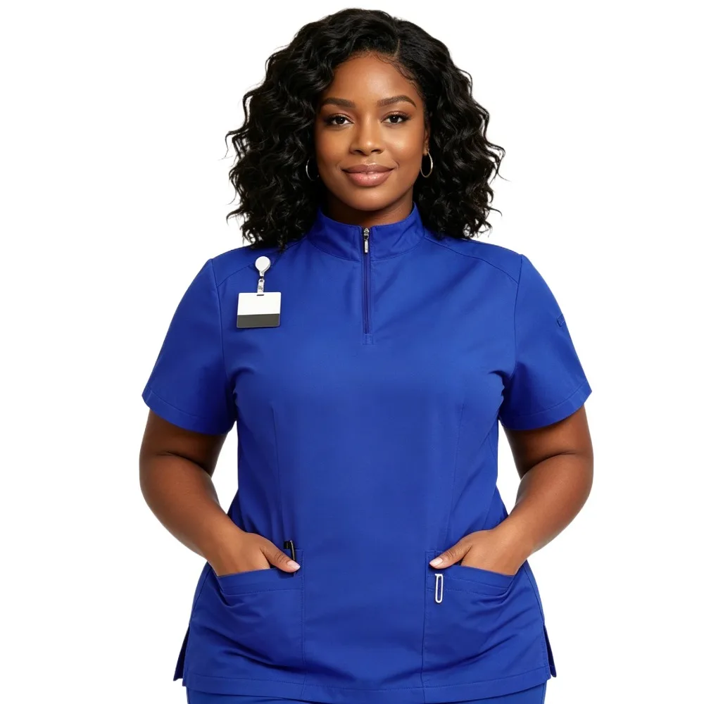 Zipper Stand Collar Two-piece Patient Casual Suit Set Suitable for Daily Rest and Postoperative Rehabilitation Indoor Care