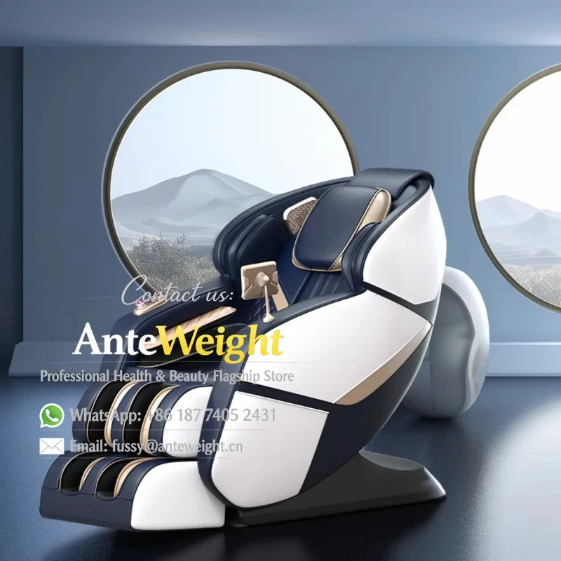 0 Gravity Electric 3D 4D Sl Track Salon Massage Chair Bed Full Body 2023