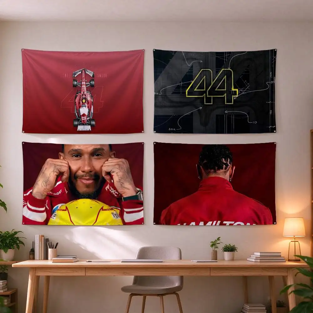 44 Lewis HamiltonS  Flag Suitable For Party Club Outdoor Interior Wall Decoration Banner Fans Gift