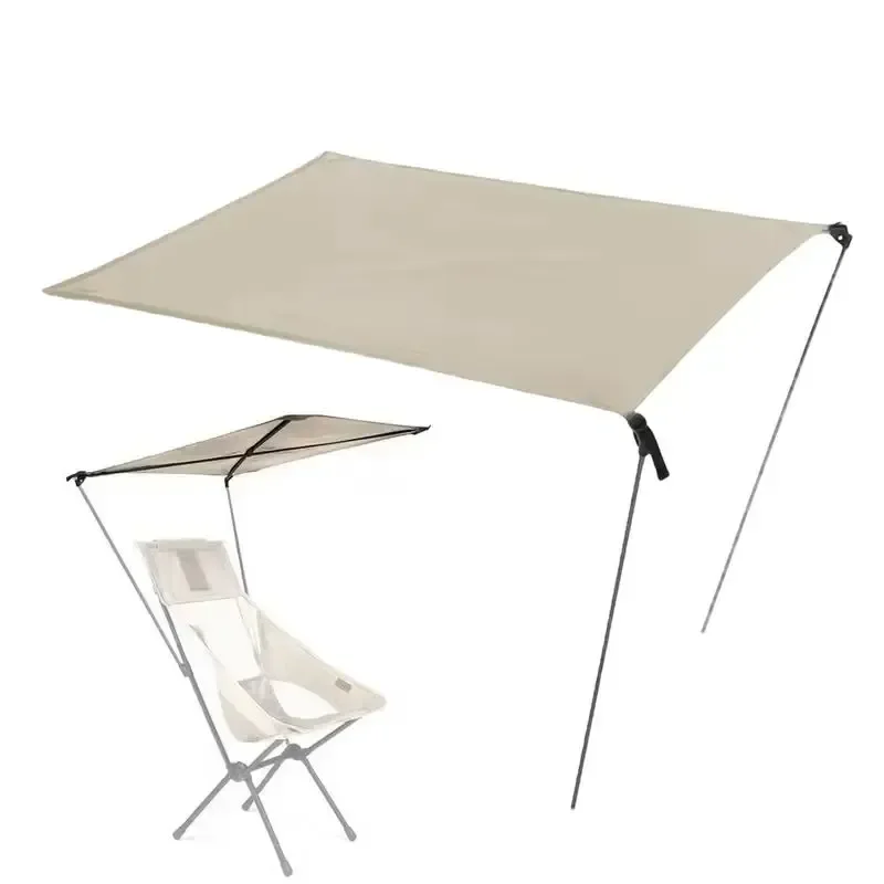 

UV Protection Chair Sunshade Outdoor Moon Chair Sunshade Picnic Camping Folding Cover Sunscreen Lounge Sunshade Equipment