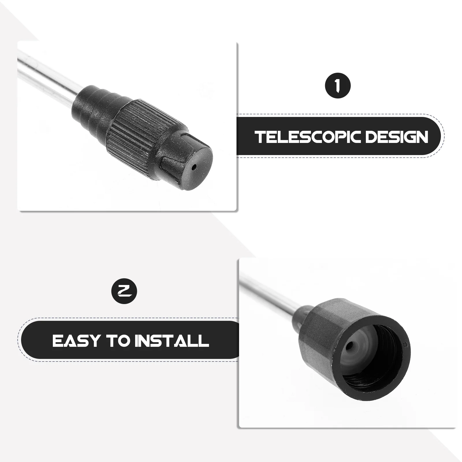 

4Pcs Stainless Steel Sprayer Poles Long Extension Replacement Parts for Fog Cooling Garden Sprayer and Weed Sprayers