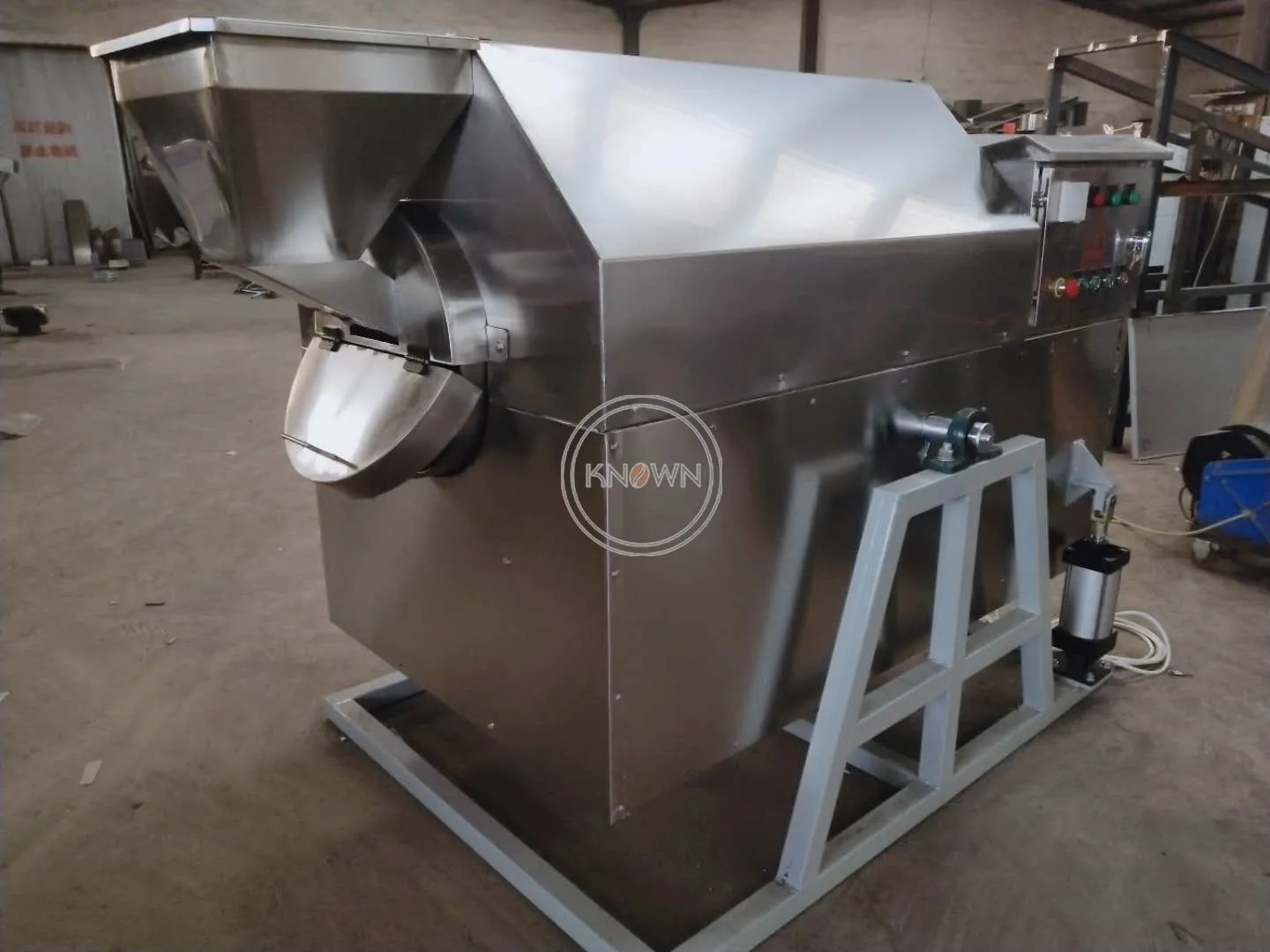 Tostador de nueces eléctrico de fábrica, máquina para asar castañas, tambor comercial, máquina rotativa para asar cacahuetes