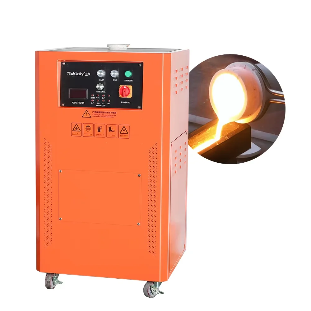 Yihui 1kg High-precision Intelligent Temperature Control Induction Furnace High Productivity Accurate Temperature Control for