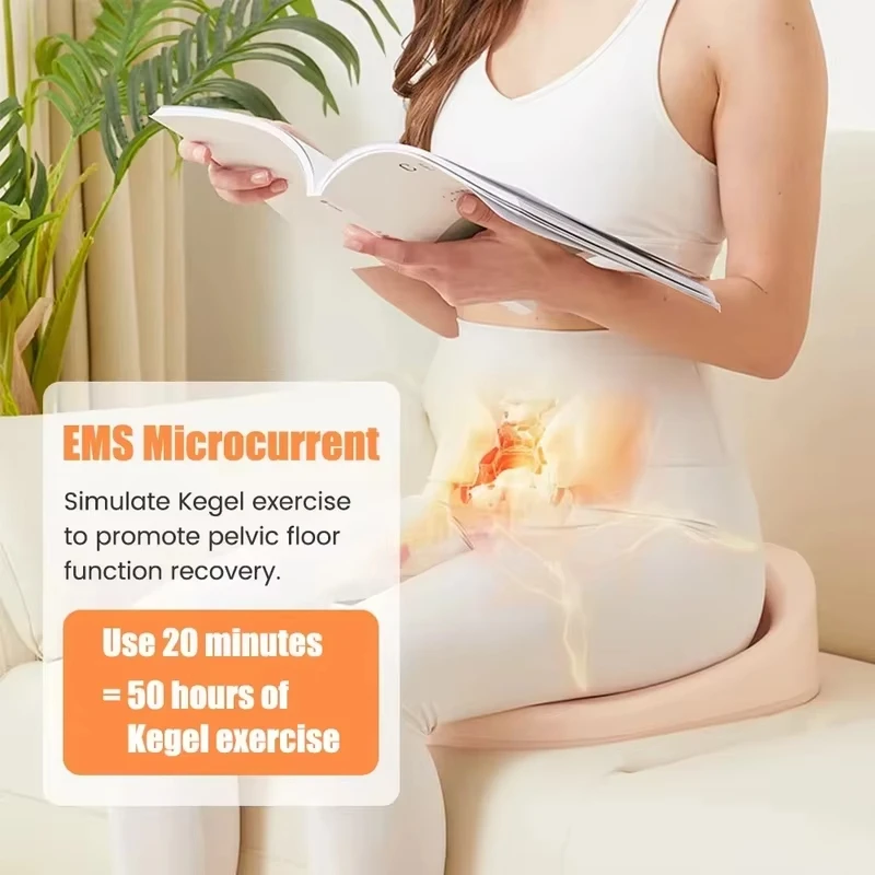 Postnatal EMS Exercise Chair Electric Pelvic Floor Muscle Recovery Machine Butt Lifting Muscle Building for Recovery after