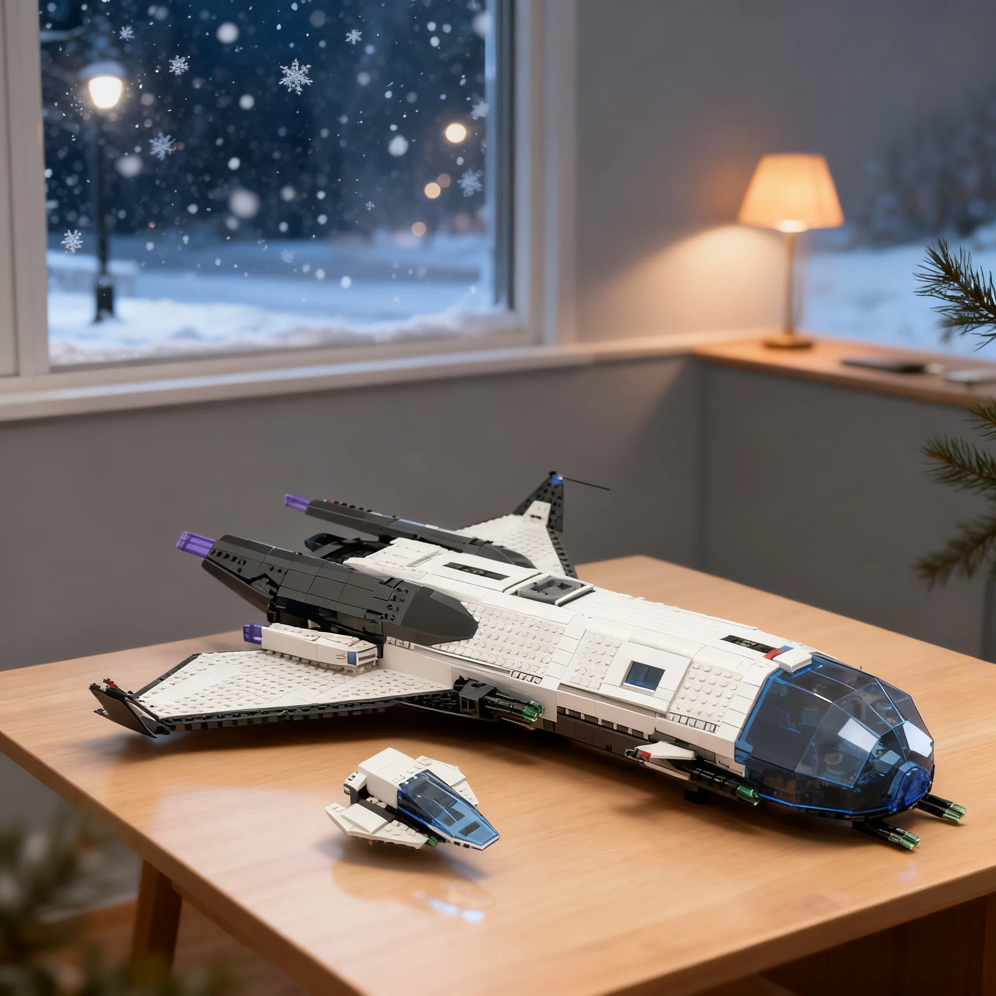 2171pcs MOC Space Space Police III Space Police Mobile Command Station MK II Model Building Blocks Christmas Gifts Construction