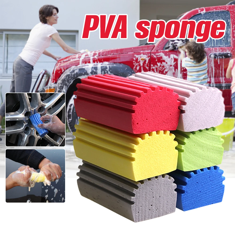 Multifunctional Strong Absorbent PVA Sponge Car Household Cleaning Sponge Thickened Soft Cleaning Tool Car Cleaning Accessories