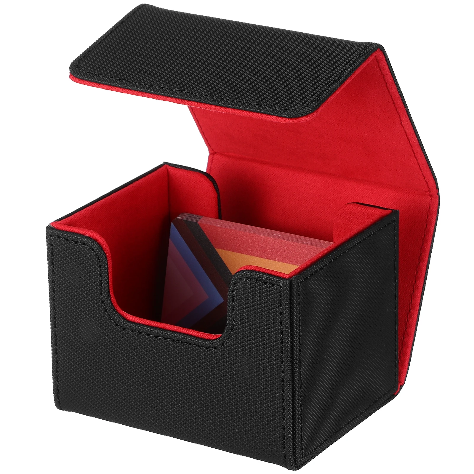 

Trading Card Storage Box Durable Polyester Easy to Carry Compact Design Card Deck Holder Organizer Storage Case,