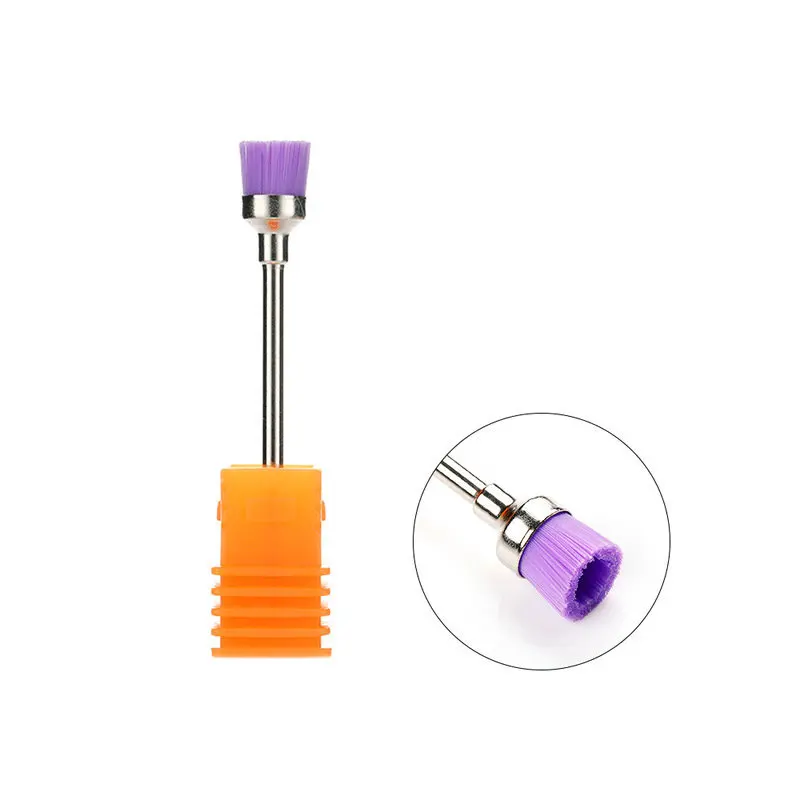 1 個プロフェッショナルネイル電気研磨ヘッドクリーニングブラシ爪除去ギャップクリーニングダスト研磨機ブラシアクセサリー