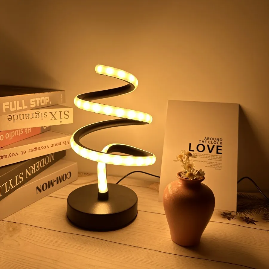 Creative Table Lamp USB Three-color Dimming Table Lamp