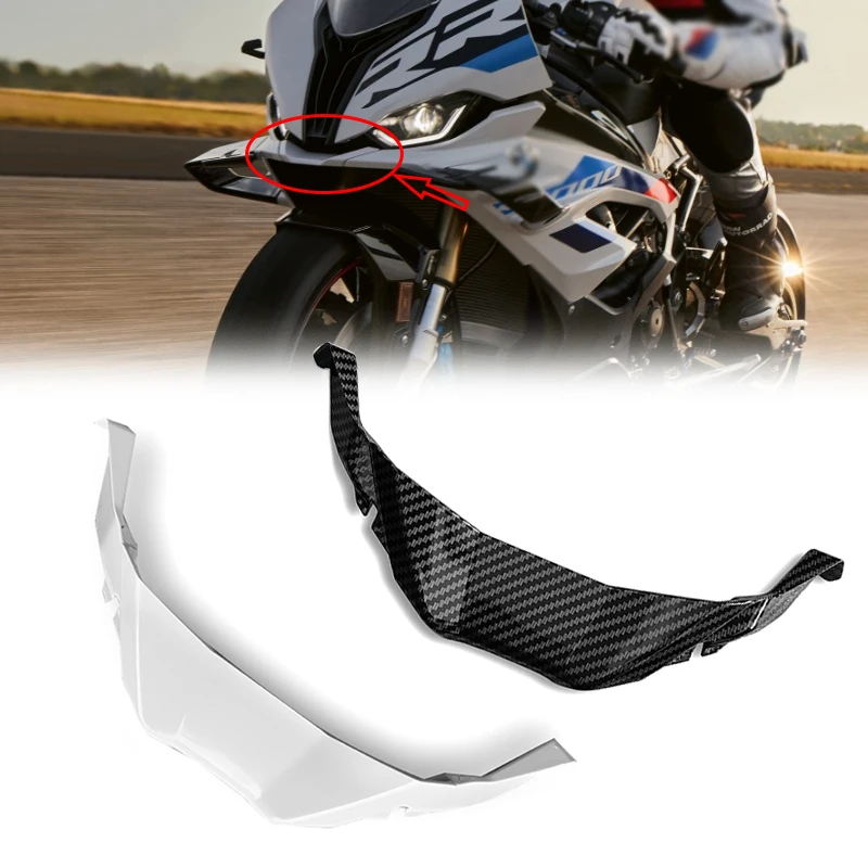 Fit For BMW S1000RR M1000RR 2023+ Beak Nose Extension Cover Spoiler Front Winglets Fairing Aerodynamic Wing Accessories S 1000RR