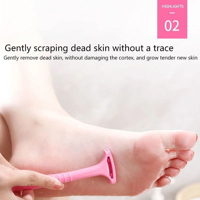 1PC New Foot Dead Skin Planer Handle Dead Skin Calluses Exfoliation Removal Feet Care Nursing Foot Pedicure Foot Care Tools