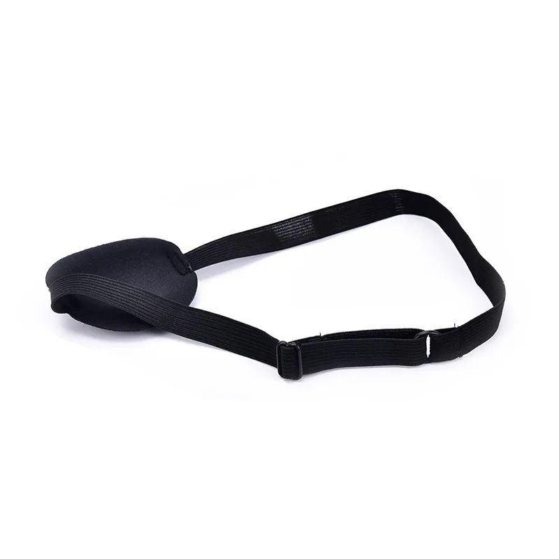 Pirate Eye Patch Unisex Black Single Eye Patch Eyepatch One Eye Washable Adjustable Concave Eye Patch Kid Pirate Cosplay Costume