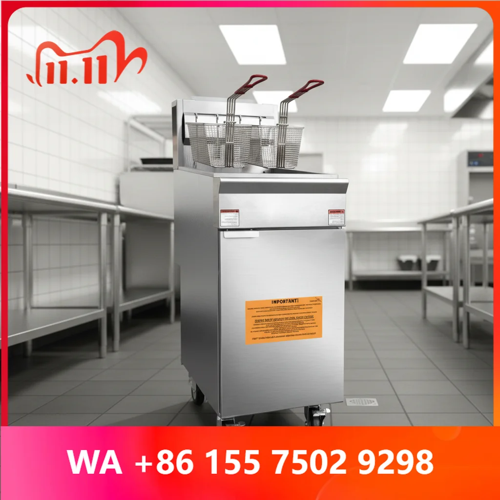 Wholesale Pri French Fries Fryer Kitchen Equipment 3 Tube Fryer Industrial Fryer hine