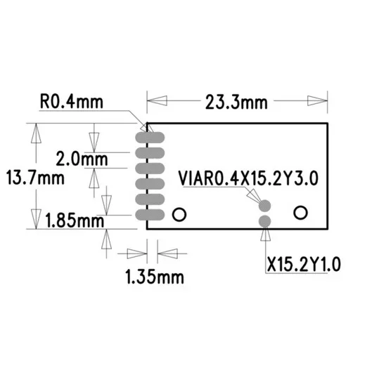 3.3V 2.4G LC12S UART Wireless Serial Port Transmission Transceiver and Remote Communication Module 128 Channels 2.2-3.6V