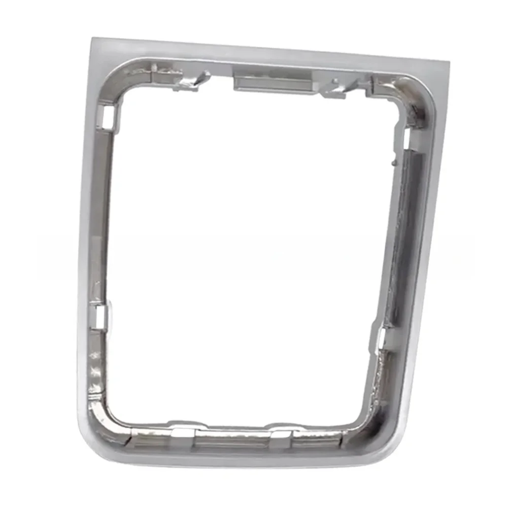 Manual Transmission Gear Shift Frame Interior Upgrade Silver Gloss Precision Fit Easy DIY Installation Improves Gear Shifting