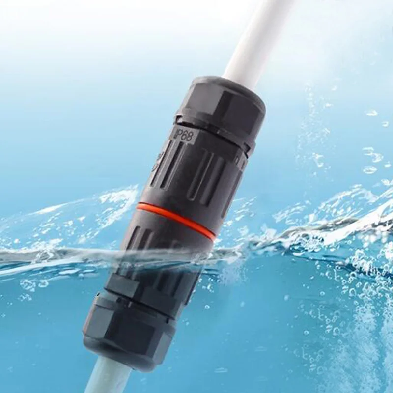 16A/300V محول طرفي كهربائي سلك موصل IP68 موصل كابل مقاوم للماء اتصال سريع