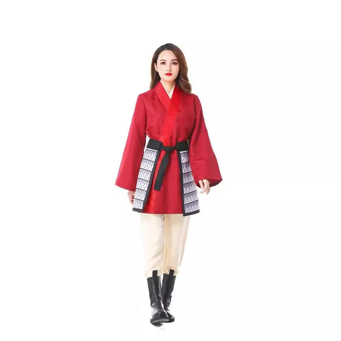 Halloween Performance Kostüm Echte Version Film Hua Mulan Erwachsene Kinder Li feng Hanfu Traditionelle Chinesische Kleidung