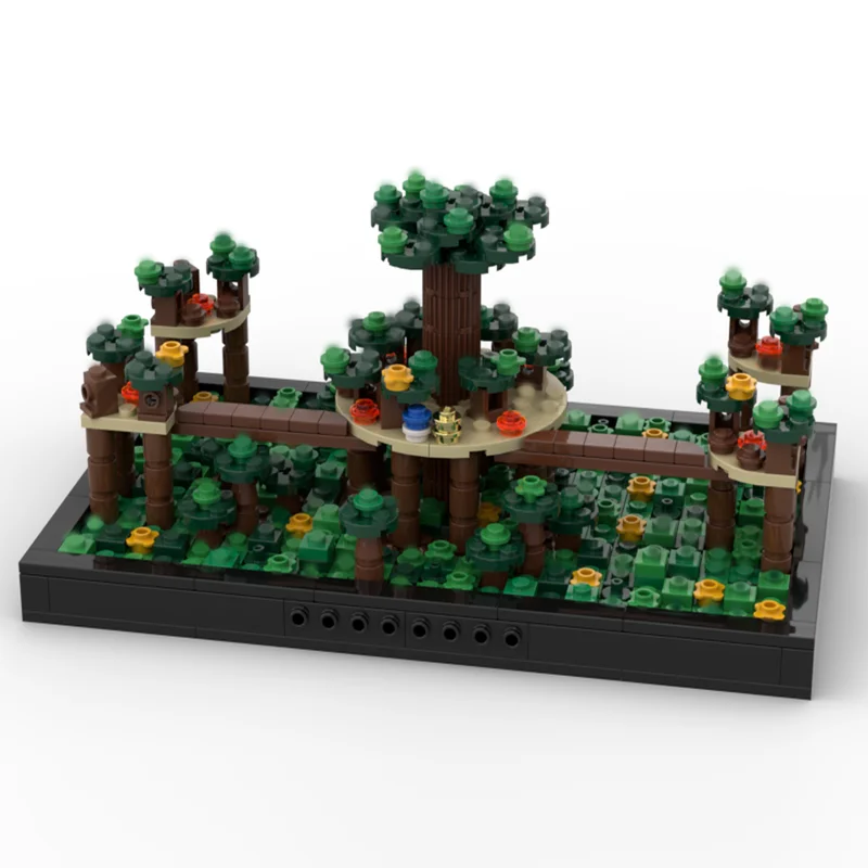 New 581Pcs Famous Star Battle Movie Moc Micro Village View Model Building Blocks Diy Creative Ideas Bricks Toys Birthday Gift