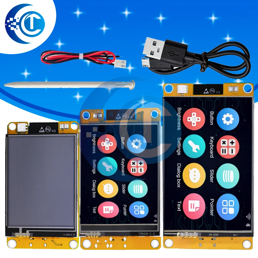 For Arduino-Compatible ESP32-W TFT Touch Dev Board - 2.4/2.8/3.5