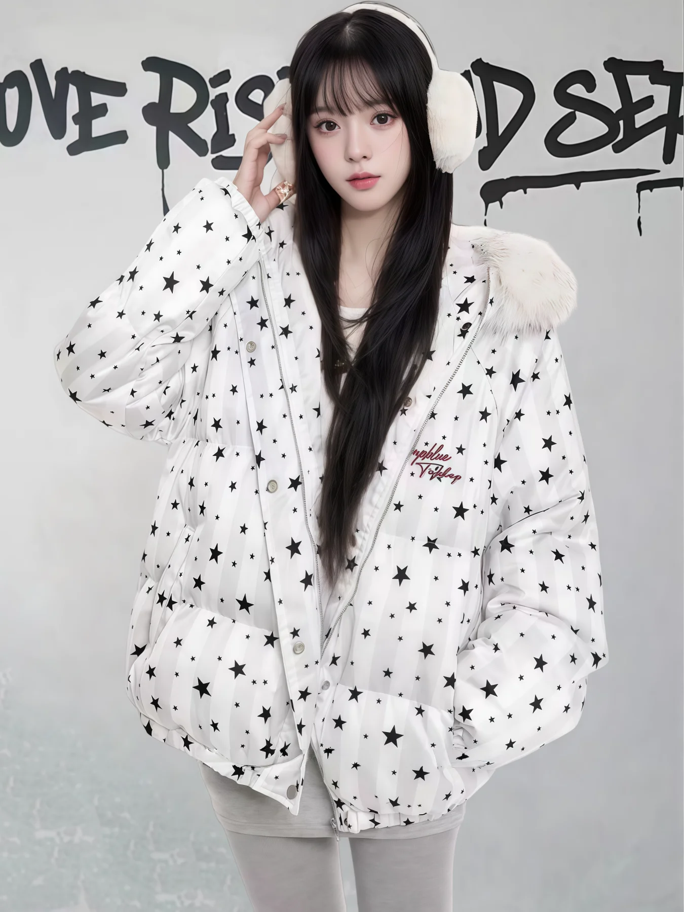 

Американская утепленная женская хлопковая куртка с капюшоном и меховым воротником, стеганое хлопковое пальто-пуховик, верхняя одежда