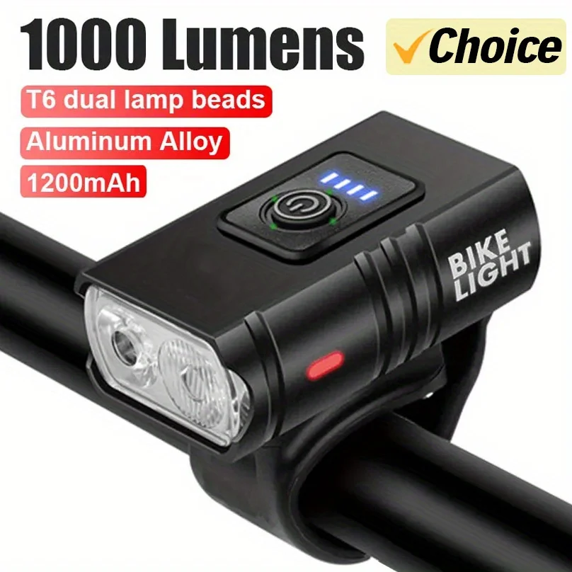 Bicycle Lights Headlights Strong Light Riding Flashlight Equipment Night Riding Road Mountain Bike Accessories Kit Taillights image 4
