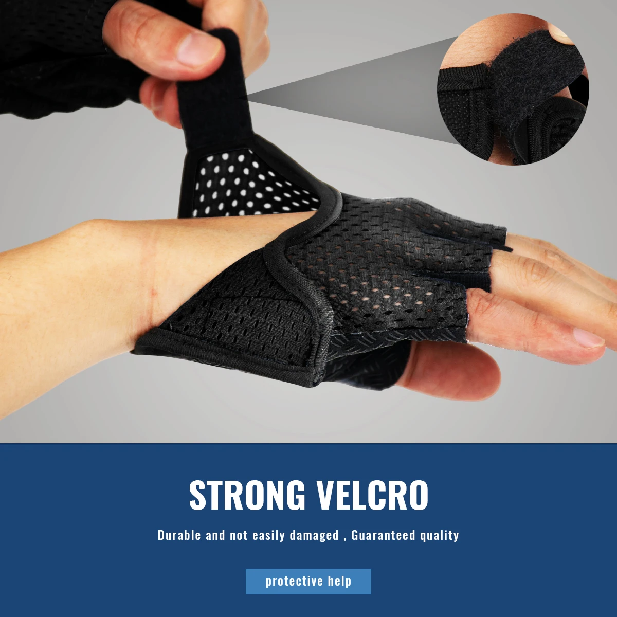 Gym Fitness Gloves for Men Women Mesh Breathable Half Finger Anti-Slip Gloves for Bicycle Cycling Weight Lifting Yoga