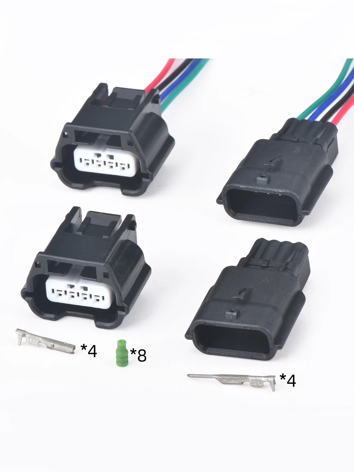 Connecteurs automobiles à 4 broches, caméra panoramique à 360 degrés, prise de faisceau de câbles 7282-8853-30 7283-8853-30 pour Nissan Sylphy Teana