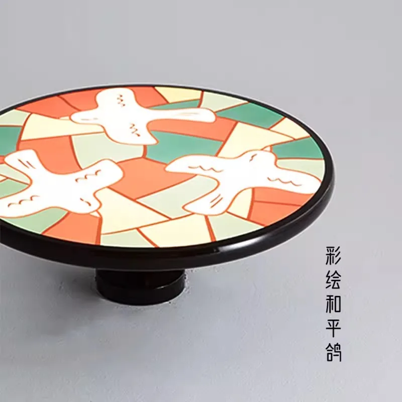 غرفة نوم الرياح الكريمية في العصور الوسطى، ضوء السقف الفرنسي، كارتون حمامة السلام، غرفة النوم الرئيسية، ضوء غرفة الدراسة، عين غرفة الأطفال #4