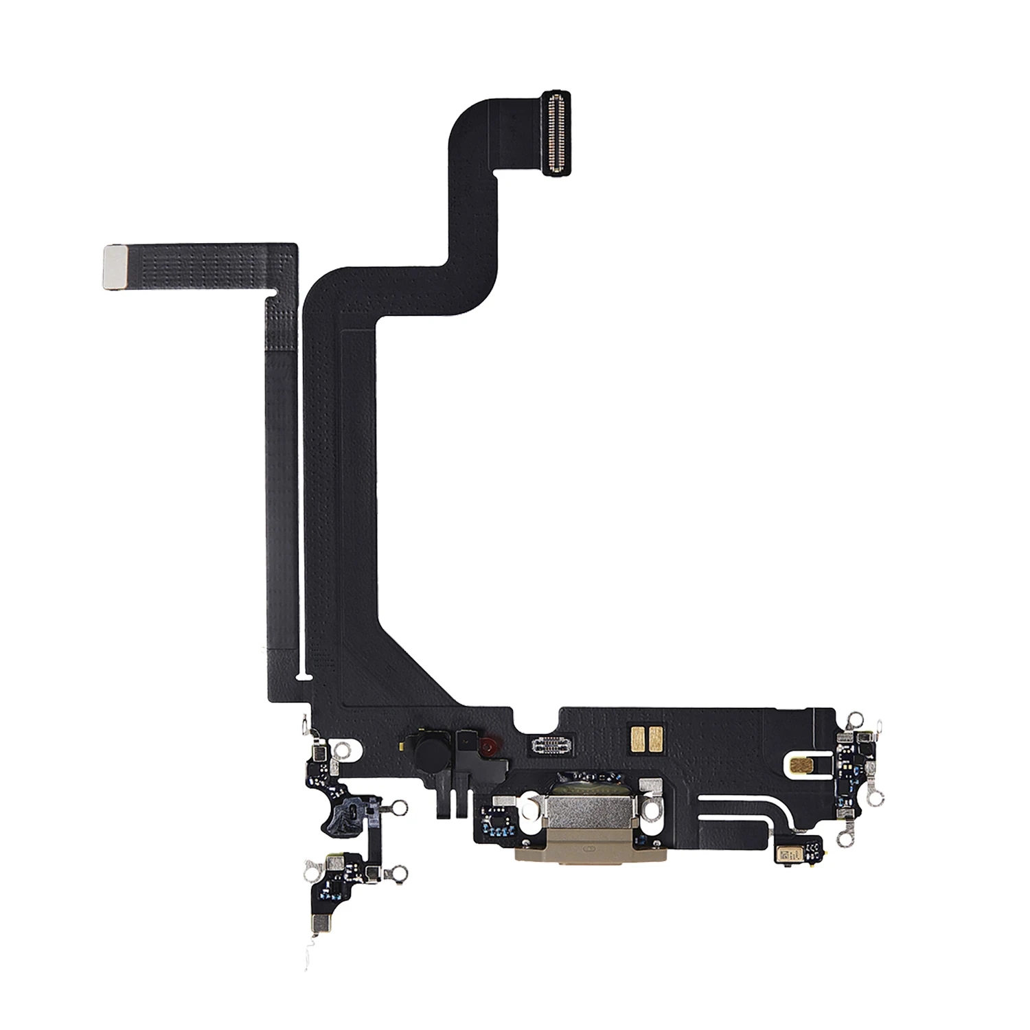 Charging Port Flex Cable for iPhone 14 Pro Max (A2651, A2893, A2896, A2895, A2894), Without Repair Assembly