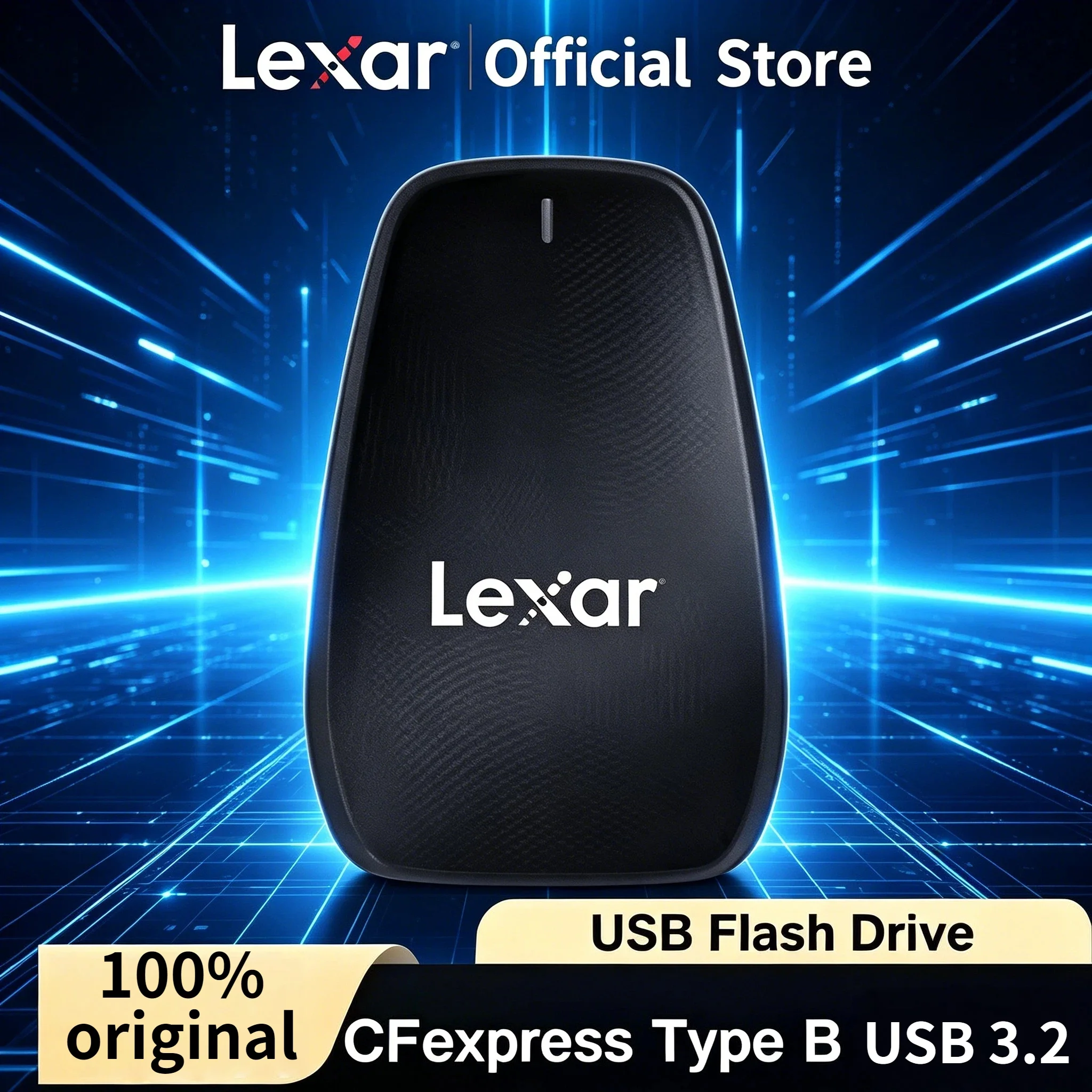 

Lexar Professional CFexpress Type B Card Reader USB 3.2 Gen 2x2 RAW 8K for Laptop Accessories Multi Smart CF Reader Pro Max