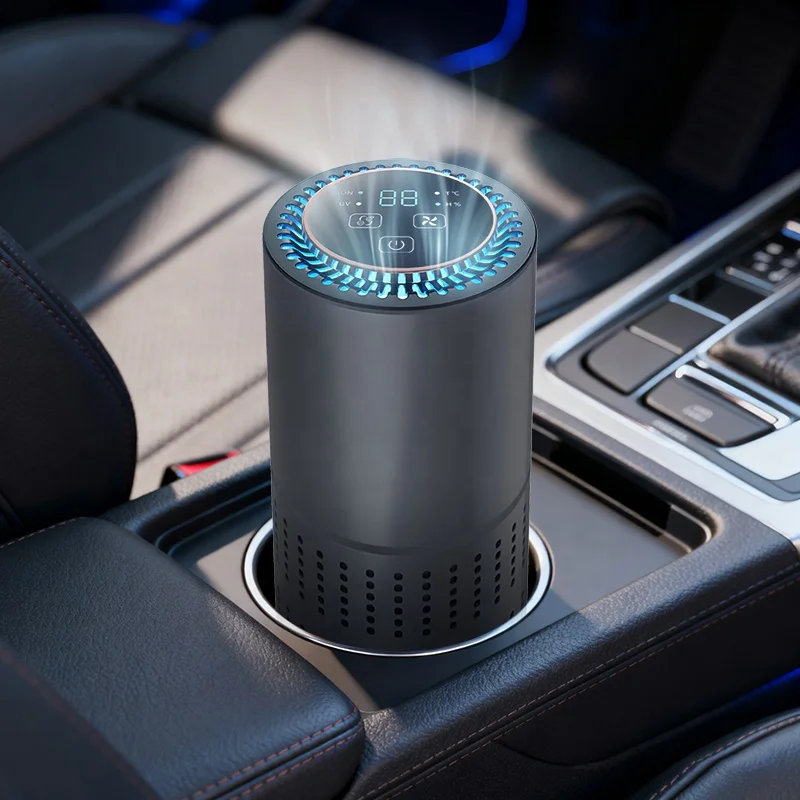 Standard Commercial Air Purifier with Filter, Flameless Aromatherapy Car Air Purifier