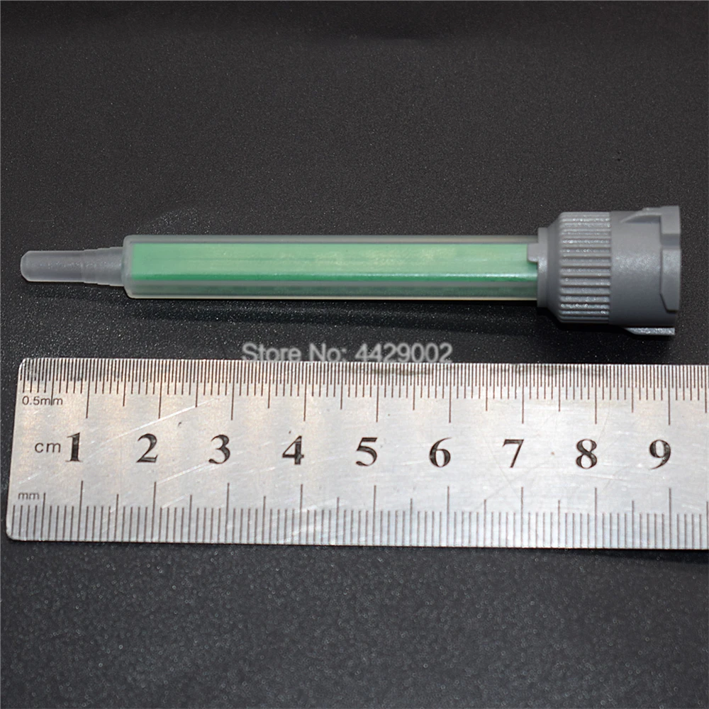 50 Stück Mischdüsen, statische Mischdüsen 1:1, quadratische statische Mischdüsen für 50-ml-Kartuschen mit 1:1-Epoxidharzklebstoffen. – Detail 3