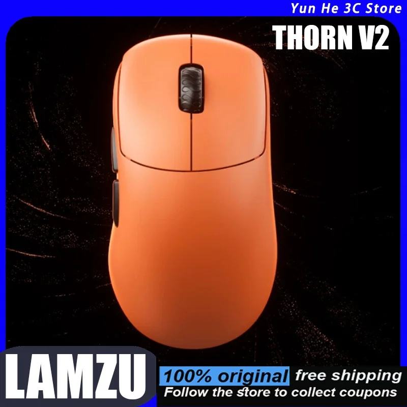 Lamzu Thorn V2 Wireless Mouse Lightweight 54H20 Ergonomic C-Shape Ideal for PC Gamers Playing Valorant and CS:GO 2026 New Model