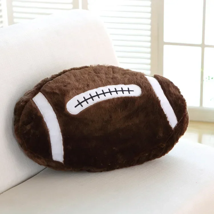 [Funny] 55cm Sport ball Basketball Football Rugby Baseball plush stuffed toy doll model Soft cotton Hold pillow kids baby gift