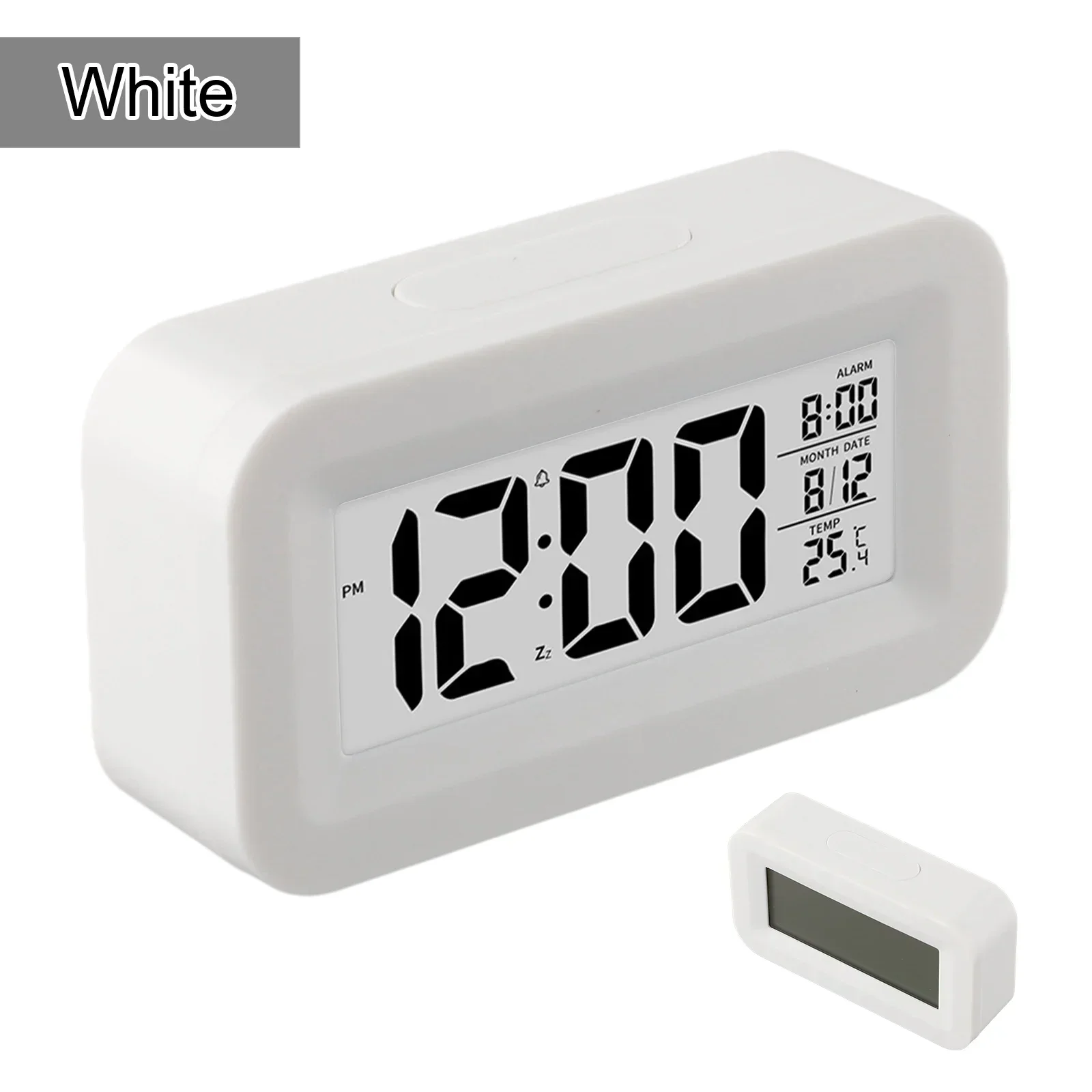 Alarm Clock Calendar Thermometer Calendar Thermometer Gradual Alarm Sound Green Mm Multiple Options Gradual Alarm Sound