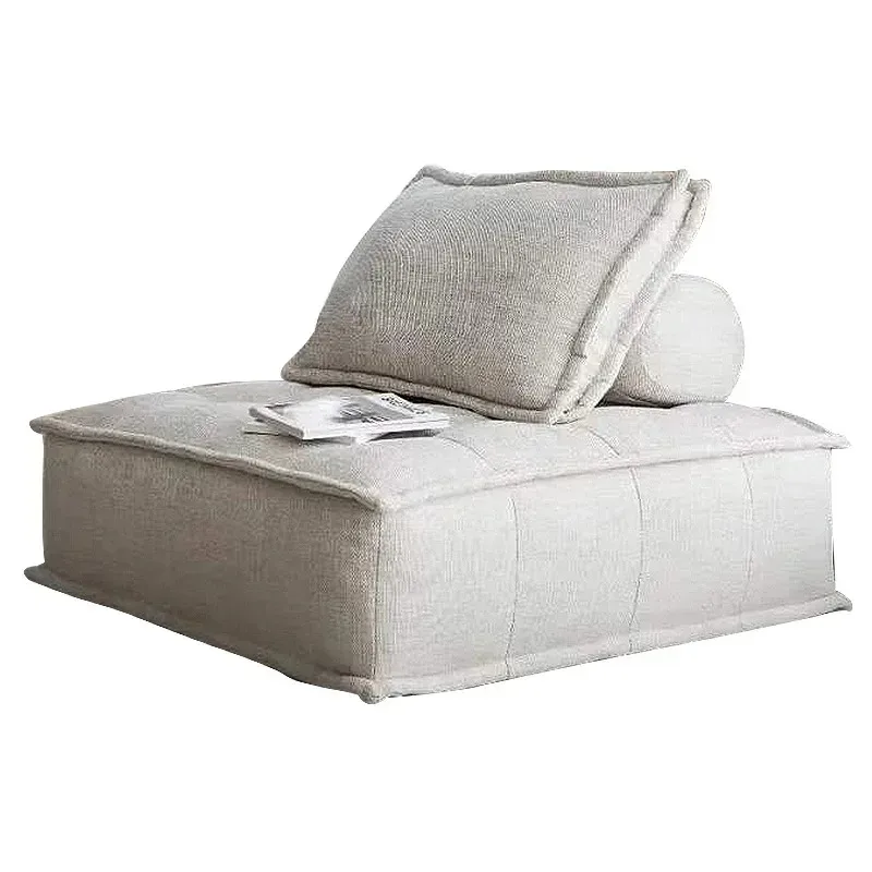 غرفة المعيشة شقة صغيرة حديثة بسيطة وحدة مزدوجة أريكة قماش التوفو