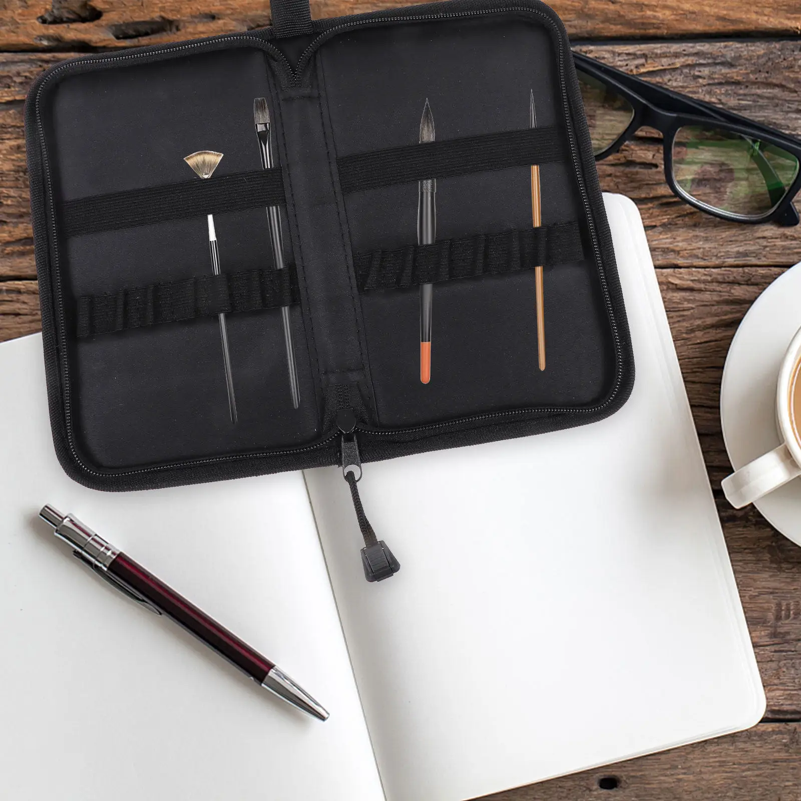 

1Pcs 13 Hole Pencil Bag Large Capacity Premium Material Smooth Zipper Portable Stationery Pouch for School Office Supplies