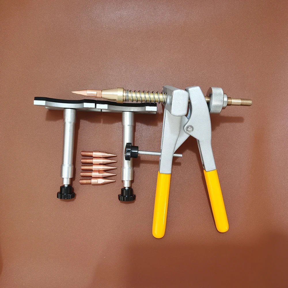 Automotive Sheet Metal Dent Quick Puller Spot Welding Pulling Unit Car Body Fine Repair Tool Small Leveling Bar Lifter 0-50MM