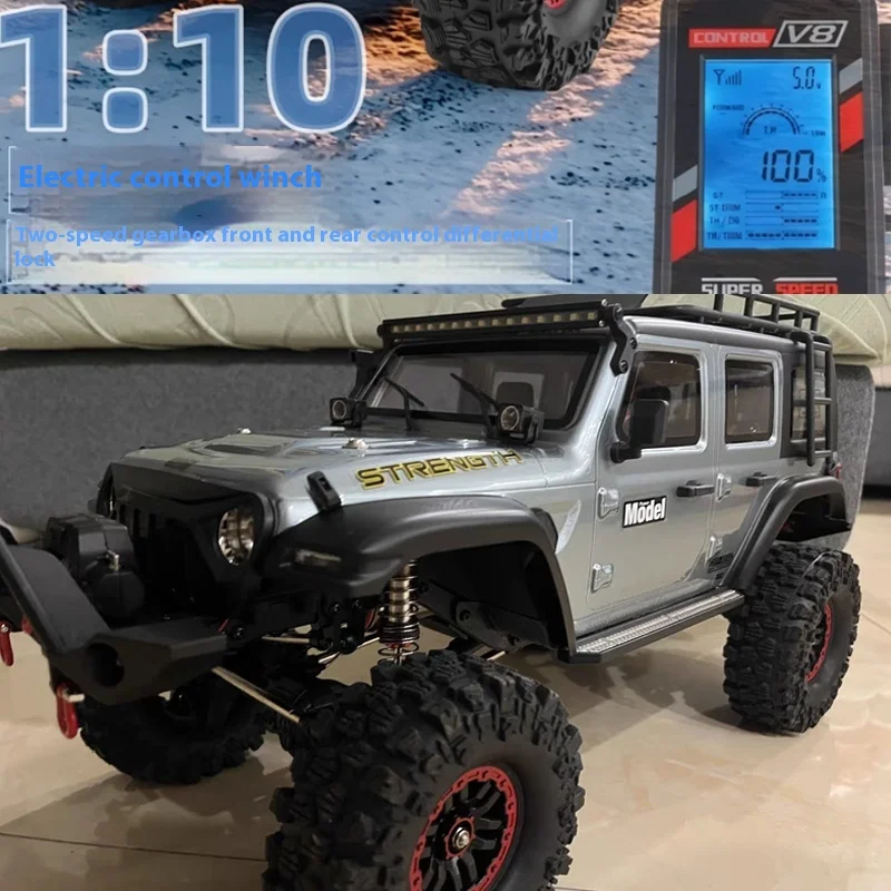 1/10 Rc Cars 104006 2.4ghz telecomando Drift Car Rc Car Off Road 4x4 Climbing Car legno Horse Man Model Toy Boy Gift