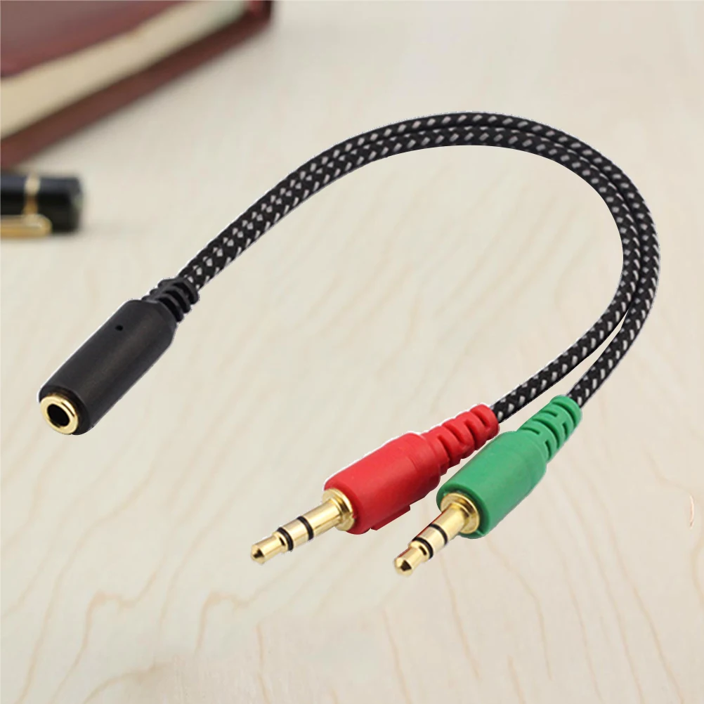 audioadapter headset adapter pc headset adapter pc audio adapter oortelefoon adapter